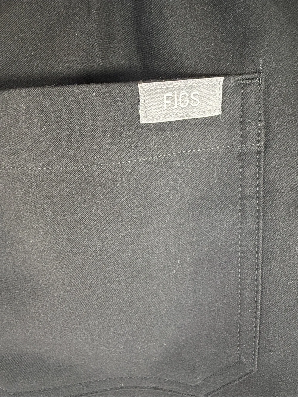 Figs Pisco Straight-Leg Black Scrub Men’s Pant Size Large NWT